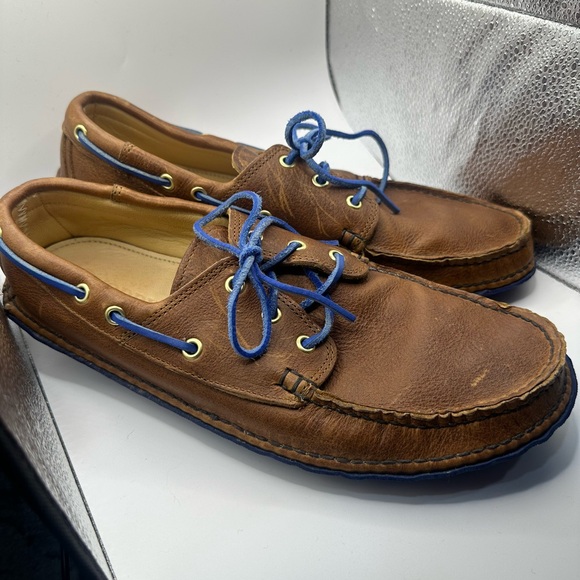 Men’s Quoddy Brown Leather Moccasins Size 10.5 EUC main image 5